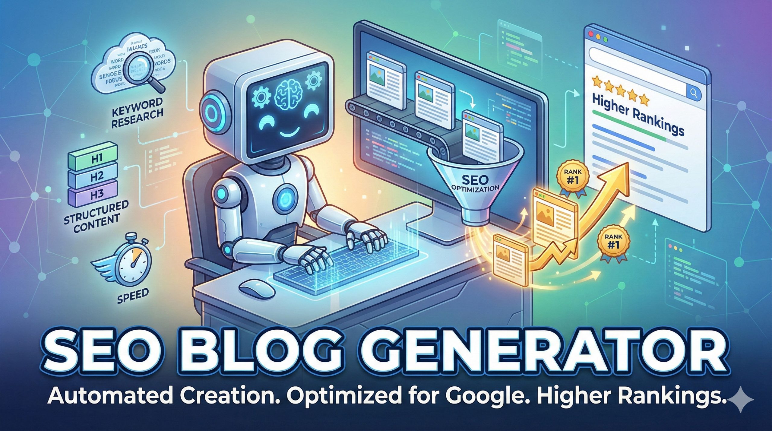 SEO Blog Generator: Automated Blog Creation for SEO Optimization &amp; Higher Rankings