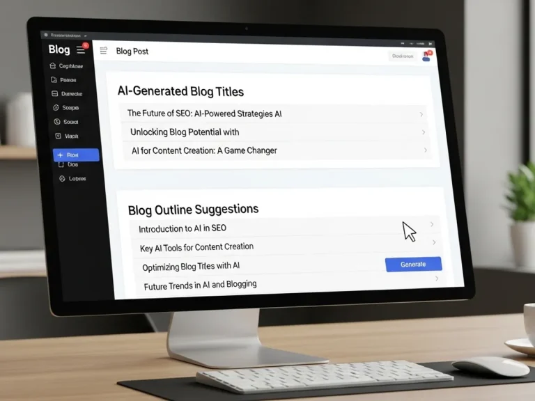 Your Simple Starting Point for AI Blog Generation in 2026 Your Simple Starting Point for AI Blog Generation in 2026